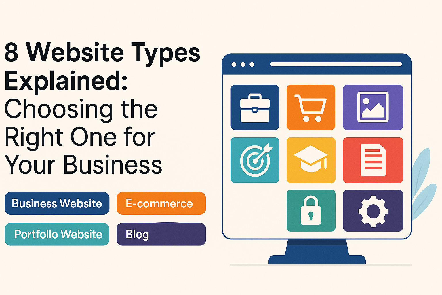 8 Website Types Explained: Choosing the Right One for Your Business