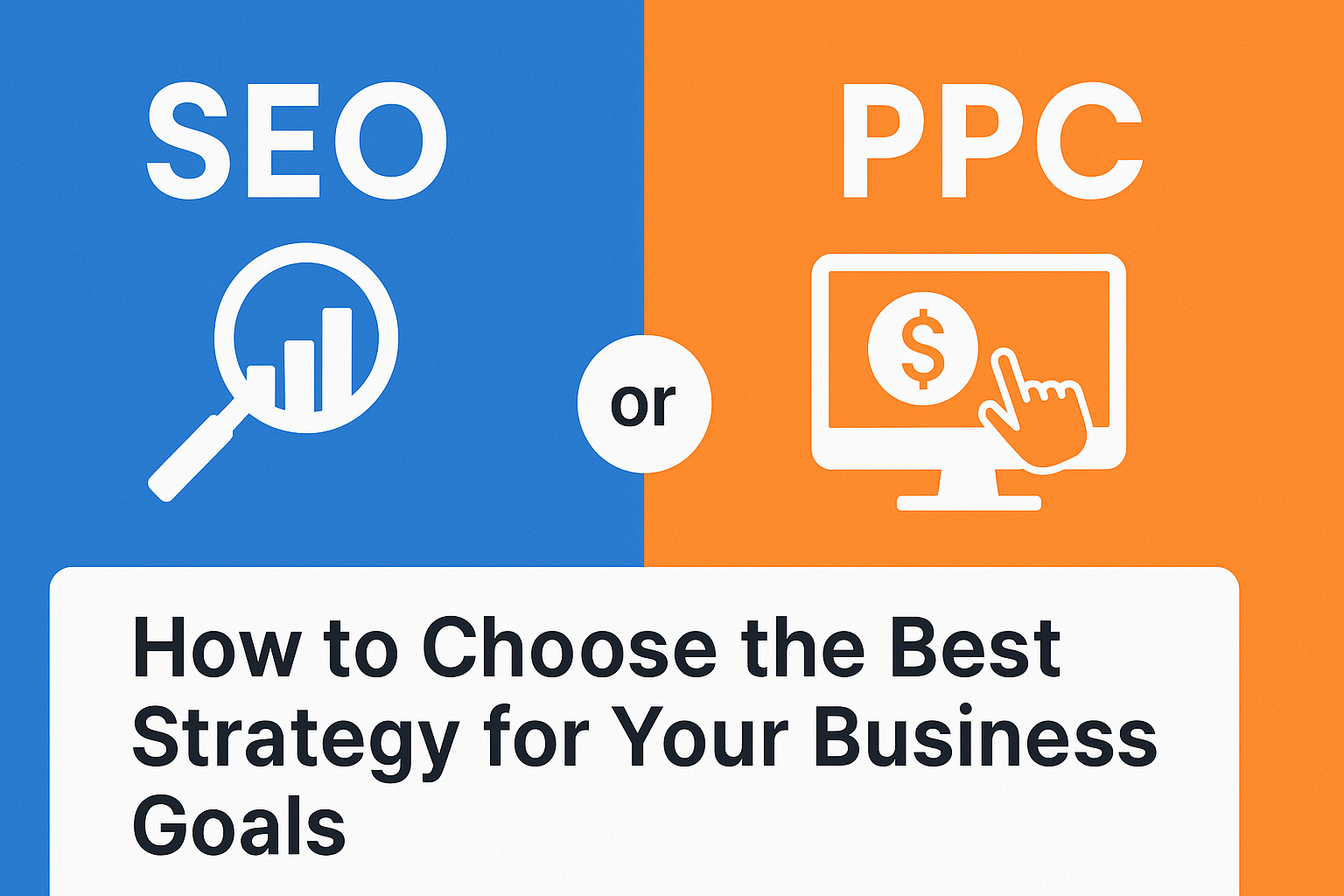 SEO or PPC? How to Choose the Best Strategy for Your Business Goals