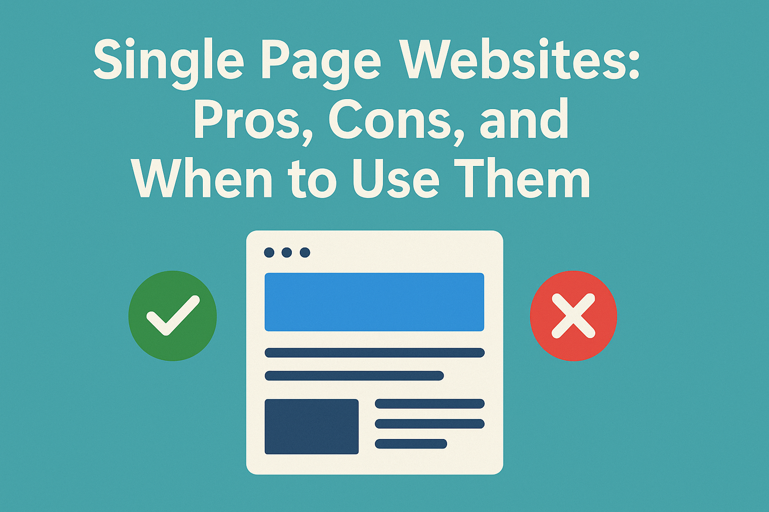 Single Page Websites: Pros, Cons, and When to Use Them